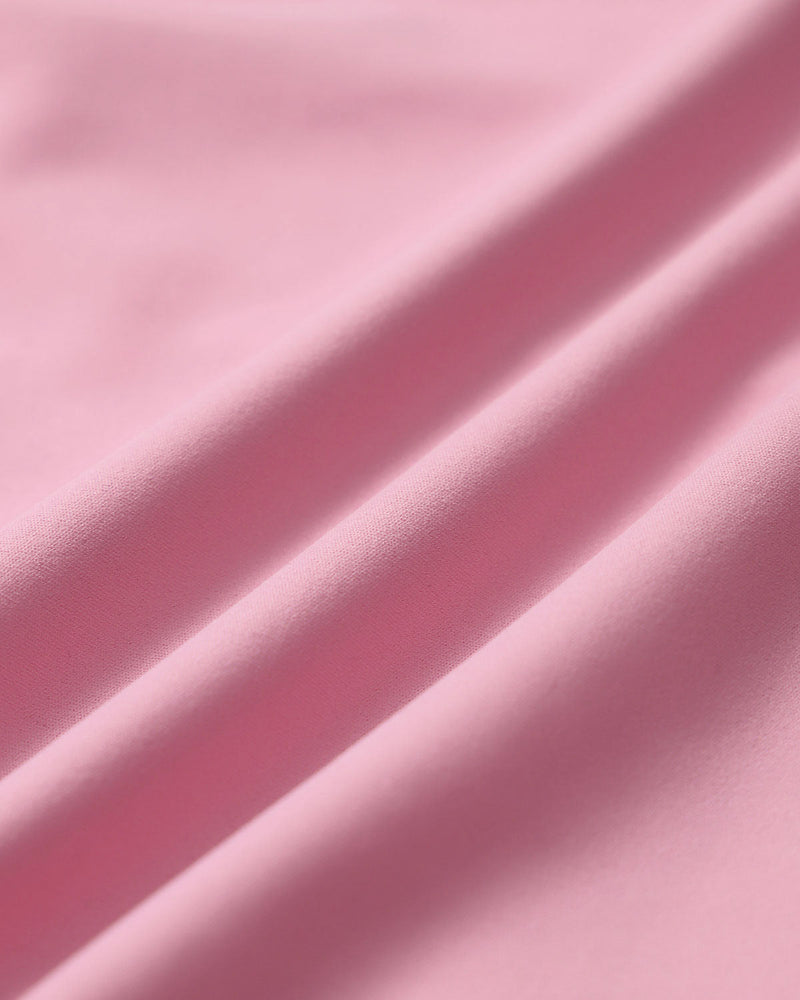 Pink High Stretch A-Line Yoga Skirt