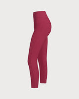 Red Quick-drying High Waisted Yoga Leggings