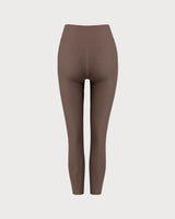 Brown Quick-drying High Waisted Yoga Leggings