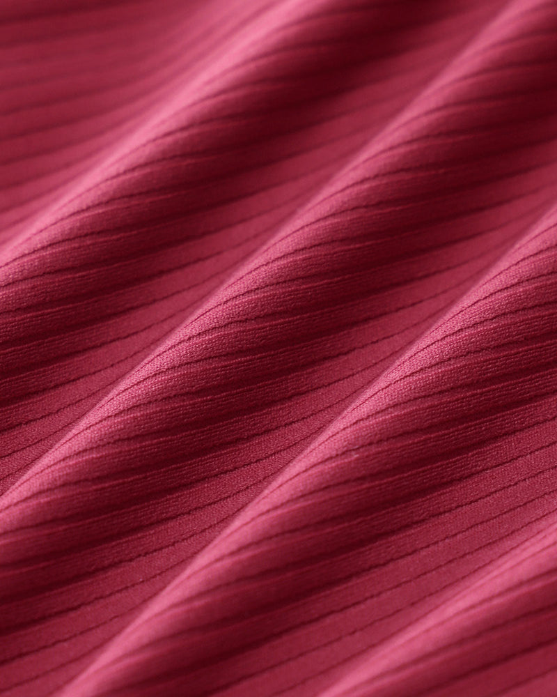 Red Quick-drying High Waisted Yoga Leggings