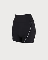 Black High Waisted Yoga Shorts