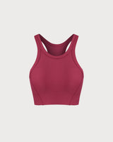 Red I-back Yoga Tank Top