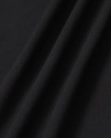 Black V Neck Chiffon Mini Dress